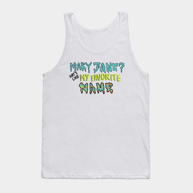 Shaggy Quote Tank Top by EunoiaColor